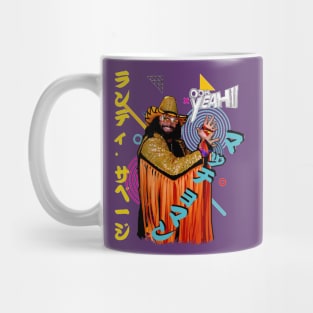 Macho Man 80s/90s Kanji Mug